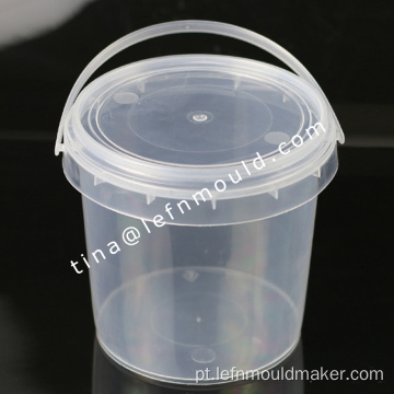 Molde redondo de PP para recipientes de alimentos, moldes de injeção de plástico
